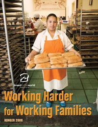 Hunger Report 2008: Working Harder for Working Families