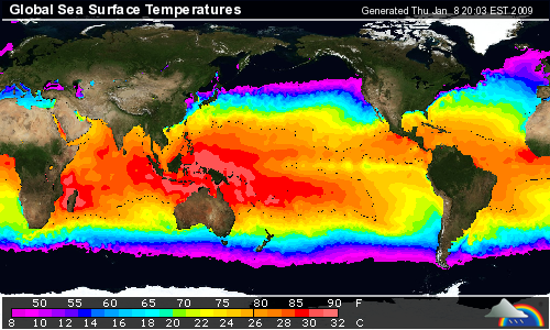 Global Sea-Surface Temperature