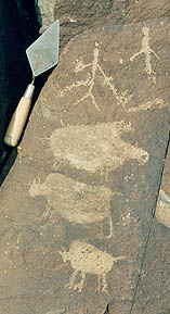 Petroglyph, Pinon Canyon, Fort Carson, Colorado