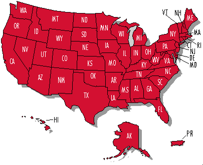 Click on your state.