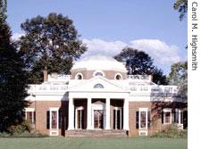 Thomas Jefferson's home, Monticello, gets the lion's share of historical tourists in central Virginia.  James Madison's Montpelier is often overlooked