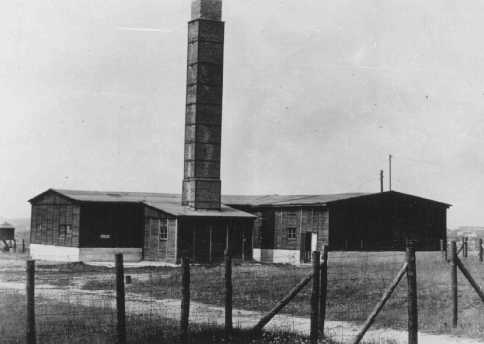 Four crématoire au camp d’extermination de Majdanek, à l’extérieur de Lublin. Pologne, date incertaine.