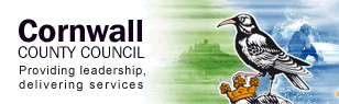 Logo to act as a header and advert for Cornwall County Council