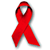 Icon of AIDS awareness ribbon