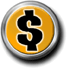 Dollar Sign Icon for Power Economics and Emissions