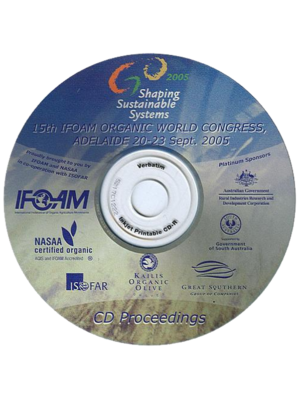 Proc. of the 15th IFOAM Organic World Congress - CD