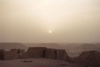 Airborne dust in southern Isreal