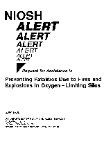 cover image of NIOSH  Alert  86-118