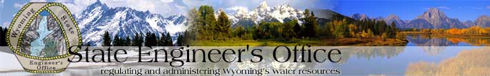 State Engineer's Office - Regulating and administering Wyoming's water resources