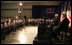 Vice President Dick Cheney answers a question from a student during the Wyoming Boys' State Conference, Sunday, June 3, 2007, in Douglas, Wyo. The Vice President spoke about Iraq, domestic issues and his experience as a Wyoming Boys' State participant in 1958.