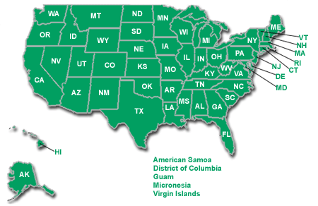 Map of Ag Education Programs