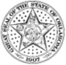 Black and white state seal