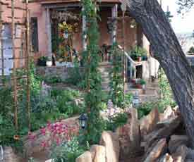 tea garden in giannangelo farms southwest's formal garden