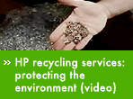 HP recycling services: protecting the environment (video)