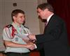 Congressman Chandler congratulating Ryan Borja of Clark County on his academy appointment on May 13, 2008