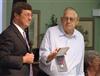 Congressman Chandler presenting WWII veteran, William Haydon with the Bronze Star
