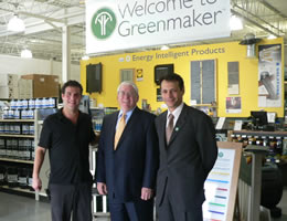 Dan meets with Greenmaker Building Supply co-founders