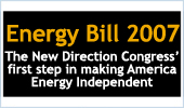 Energy Bill 2007 - Congress Pass Clean Energy Bill.