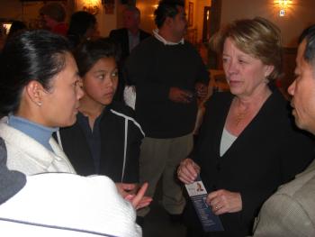 Tsongas visits with members of Greater Lowell Cambodian Community during her Congress on Your Corner program