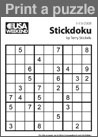 Stickdoku to print