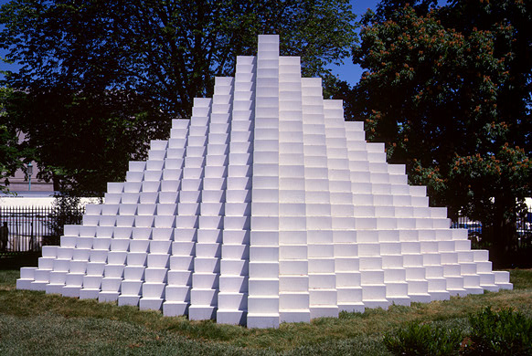 LeWitt, Four-Sided Pyramid