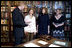 Mrs. Laura Bush visits the Charles Dickens House and Museum in London on Monday, June 16, 2008. The Dickens Drawing Room, Library and Study were included on the tour.