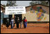 Mrs. Laura Bush and her daughter, Ms. Jenna Bush, visited Senegal, Mozambique, Zambia, and Mali to promote The President’s Malaria Initiative, the President’s Emergency Plan for AIDS Relief (PEPFAR), and President Bush’s Africa Education Initiative. In this photo, Mrs. Laura Bush and Ms. Jenna Bush visit Regiment Basic School with First Lady Mrs. Maureen Mwanawasa and her daughter Chipo Mwanawasa Thursday, June 28, 2007, in Lusaka, Zambia.