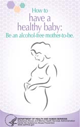 How to have a healthy baby: Be an alcohol-free mother-to-be.
