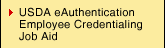 USDA eAuthentication Employee Credentialing Job Aid