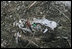 Artifacts like a golf ball, lighter, and random pieces of plastic poke through the skeletal remains of an albatross on Midway Atoll. These artifacts of global pollution are eaten by the albatross, which ultimately kills them. In 2006, the National Oceanic & Atmospheric Administration (NOAA) picked up 21 tons marine debris in the Northwestern Hawaiian Islands.