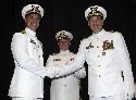 Photograph of: Marine Safety Unit Port Arthur change-of-command ceremony