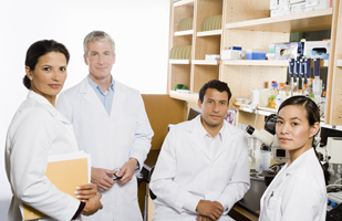 Scientists in the laboratory.