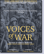 Cover image of new book - Voices of War