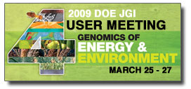 2009 JGI User Meeting is March 