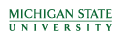Michigan State University Wordmark image link to MSU main page