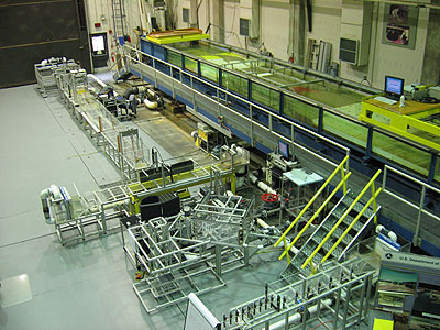 Photo of the Hydraulics Lab from above