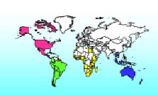 world map showing Produce Safety Regional Outreach