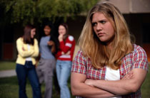 girl with arms crossed