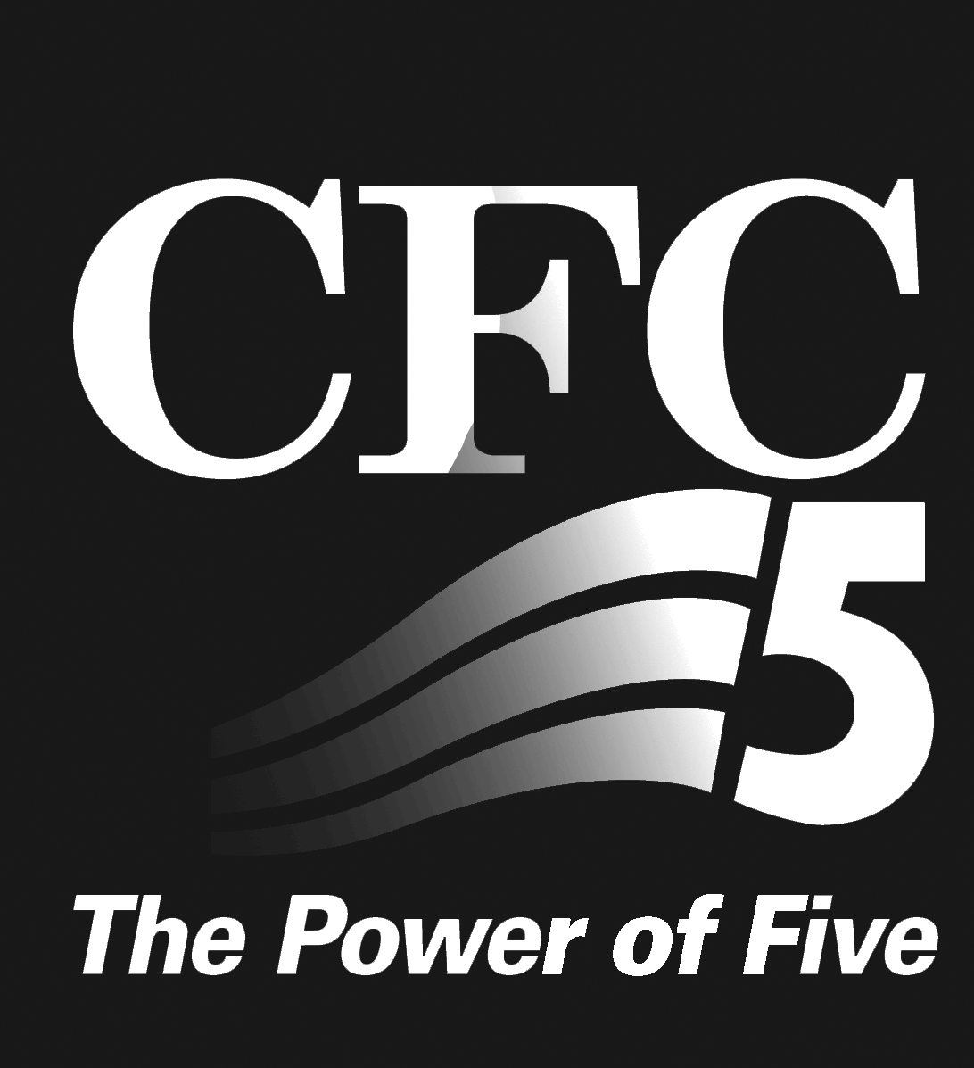 CFC Power of 5 Logo black & white - GIF - 400 x 438