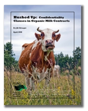 Hushed Up: Confidentiality Clauses in Organic Milk Contracts