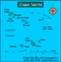 Map of Cape Verde