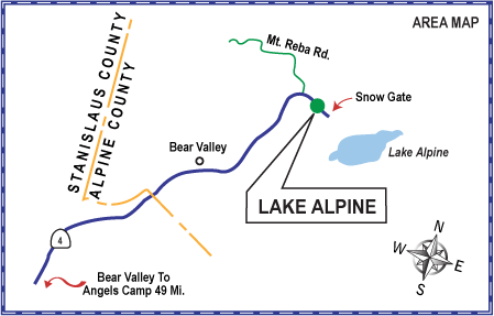 Lake Alpine Area Map