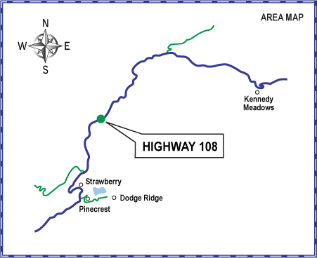 Highway 108 Area Map