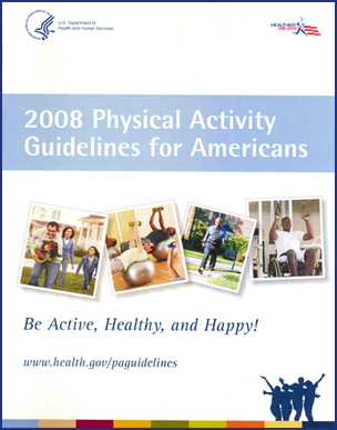 2008 Physical Activity Guidelines for Americans. Be Active, Healthy, and Happy! www.health.gov/paguidelines