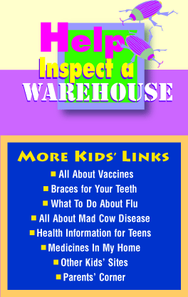 Help Inspect a Warehouse and More Kids' links
