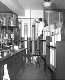 man in laboratory