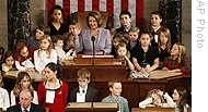 Scene in US House of Representatives, 6 Jan 2009