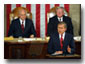 President George W. Bush speaks to a Joint Session of Congress