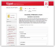 Complete IACUC forms via NUgrant