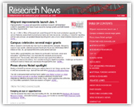 Latest <em>Research News</em> newsletter online
